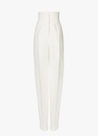 Womens HIGH WAIST LARGE COTTON TROUSERS ALAA IS at Maison Alaia